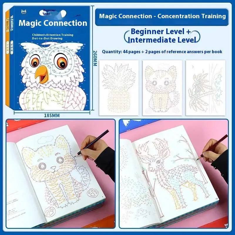 1 2 Focused Training Book Children's Digital Connectivity Coloring 44 Qme A2