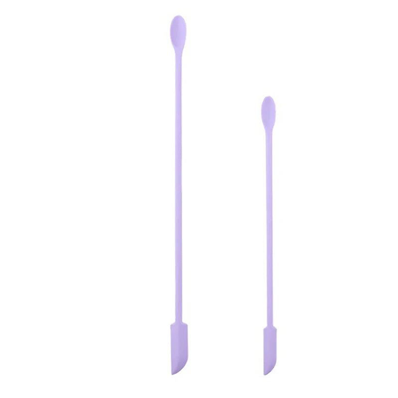 2-in-1 Silicone Scoop Scraper Double-headed Tool Cosmetic Liquids Qme