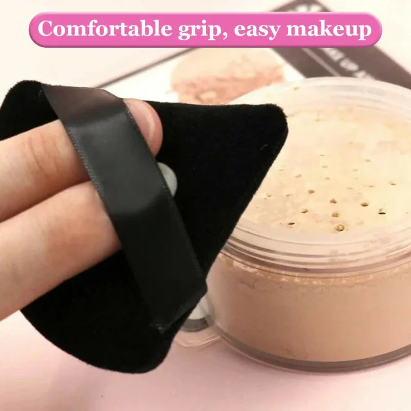 Velvet Powder Puffs Perfect Makeup Finish Soft Lightweight Sponge Qme
