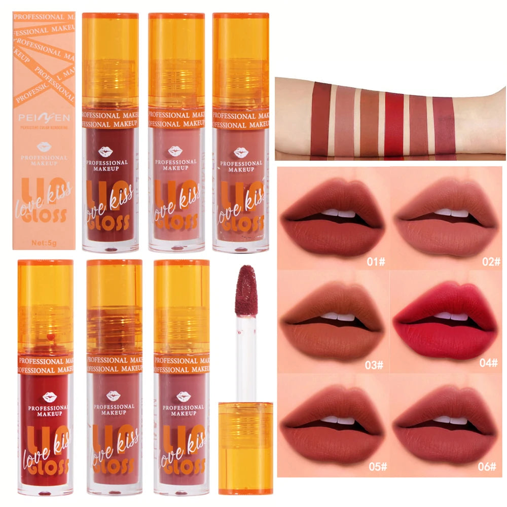 Matte Lip Gloss Berry Scheme Waterproof Sweat Proof Non Stick Cup Not Qme