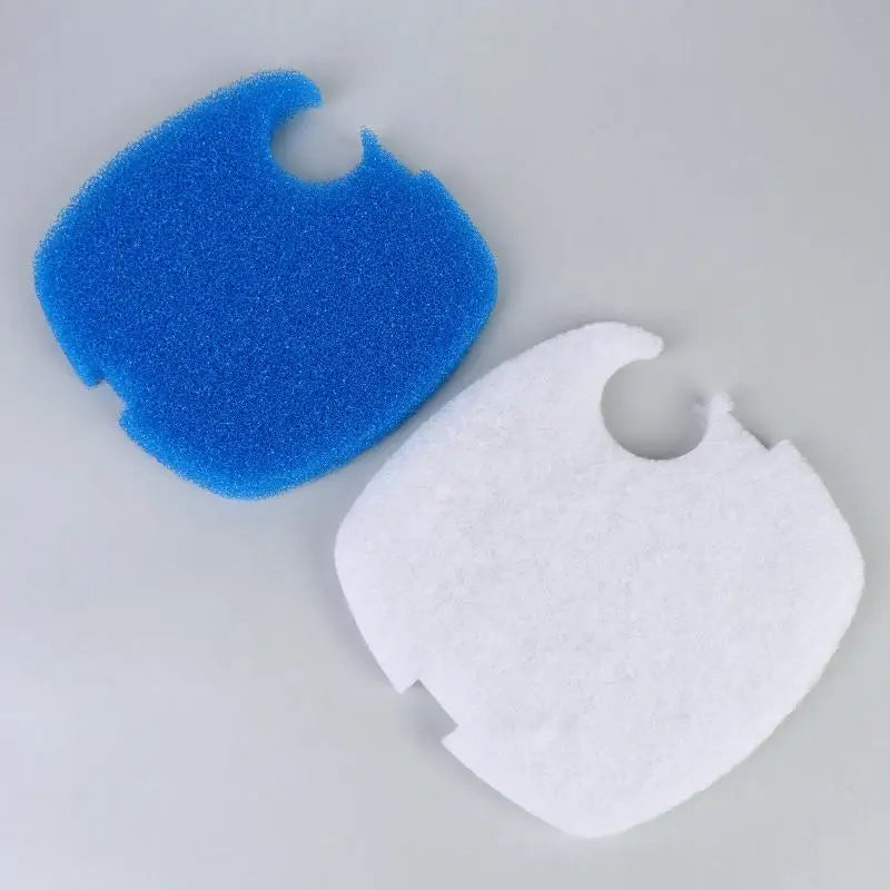 2 Blue White Aquarium Filter Pad Fit 304AB 404AB 704AB Replacement Qme
