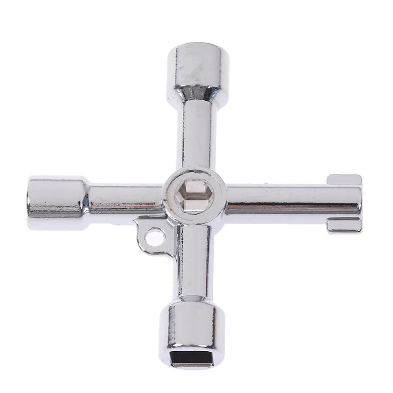 .4 Way Utility Key for Electric Water Gas Meter Box Cupboard Cabinet Opening Key. Qme