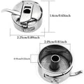 Universal Sewing Machine Metal Bobbin Case Sturdy Long Lasting Part Qme 1pc