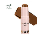 Facial Stick Foundation Full Coverage Dark Skin Foundation Makeup Lasting Oil-control Concealer Base Cream Matte Natural Primer Qme 05 Coffee