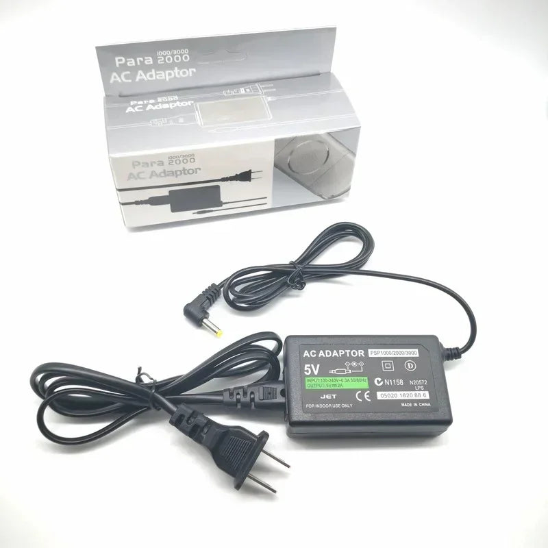 Hot Selling High Quality Home Wall Charger AC Adapter Power Supply Cord for Sony PSP 1000 2000 3000 Slim EU US Plug Qme US 2pcs