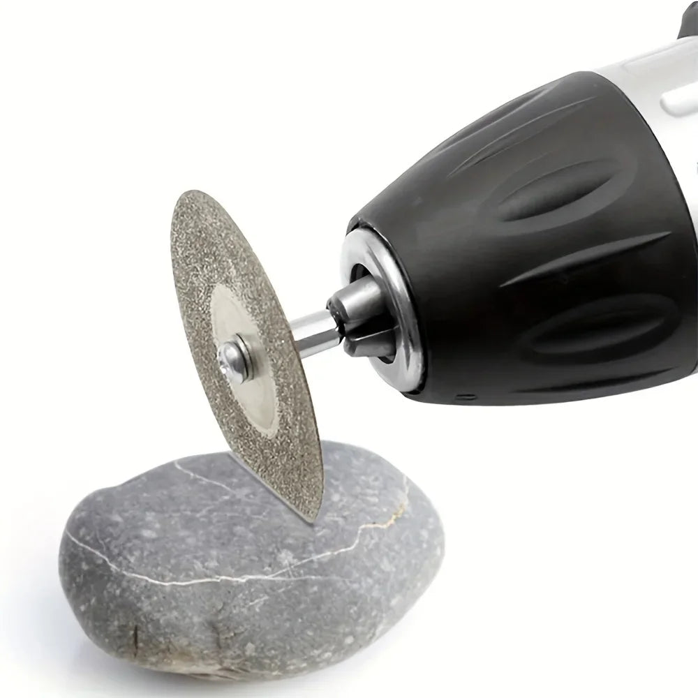 Mini diamond cutting set - Enhance your rotating accessories with tools such as circular saw blades and grinding wheels! Qme
