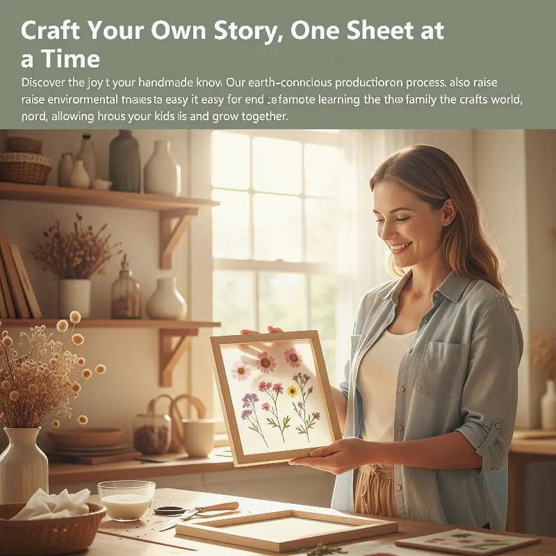 Paper Making Frame Screen DIY Wood Papermaking Mould Crafts Handcraft Qme