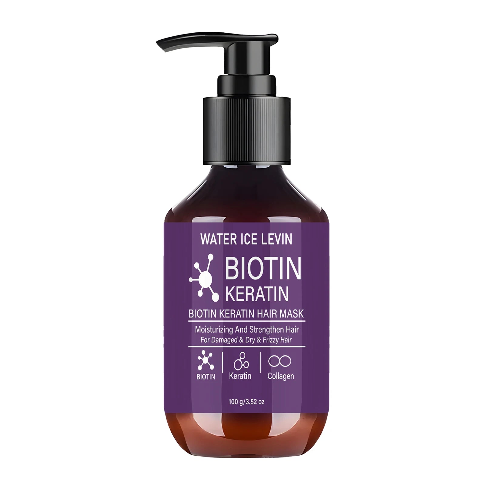 Keratin Biotin Hair Mask, Strengthening & Smoothing Treatment for Dry, Frizzy Hair Qme Nourishing