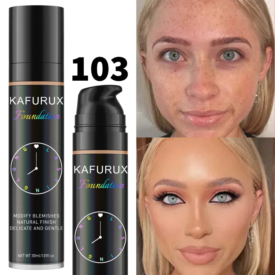 8 Colors Liquid Foundation Effective Concealer Waterproof Qme 103