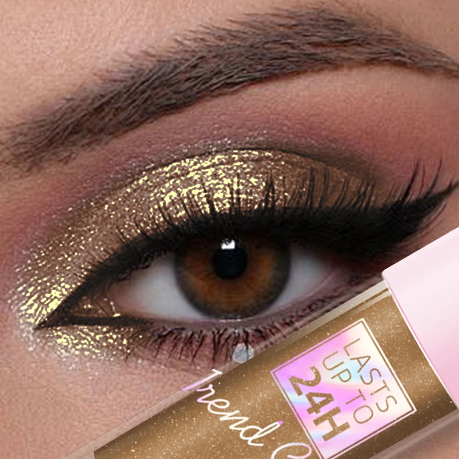 8 Metallic Waterproof Liquid Eyeshadow-high Shine Long-lasting Qme 05