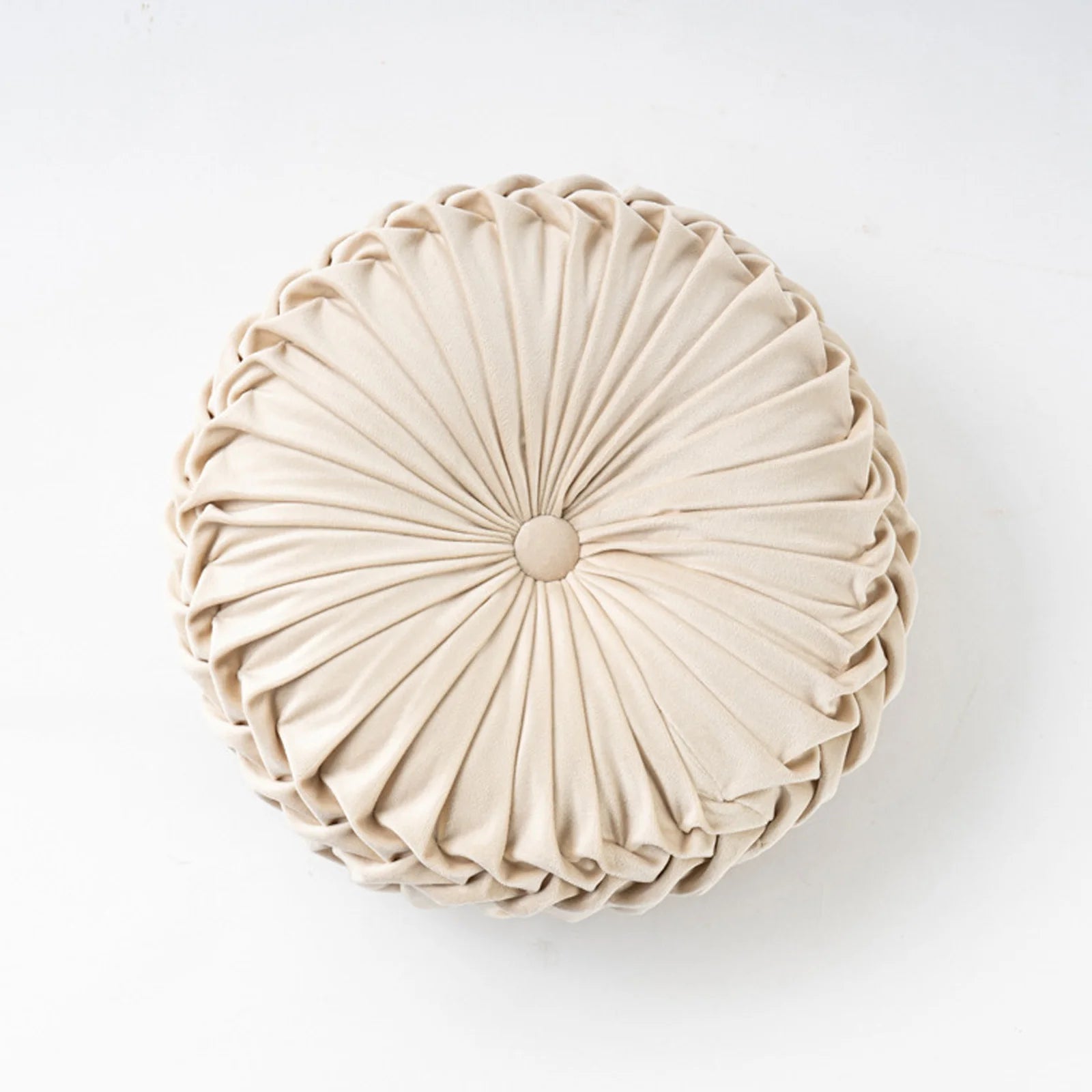 35cm Round Shaped Pillow Solid Color Drifting Window Tatami Cushion Thickened Soft and Comfortable Chair Cushion Home Sofa Decor Qme Other Beige