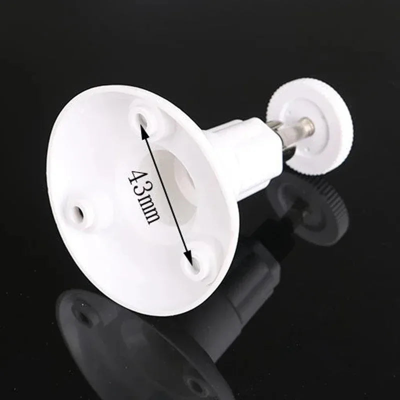 10pcs Camera Wall Mount Bracket 360 Degree Rotating Stable Plastic For Indoor Outdoor Qme