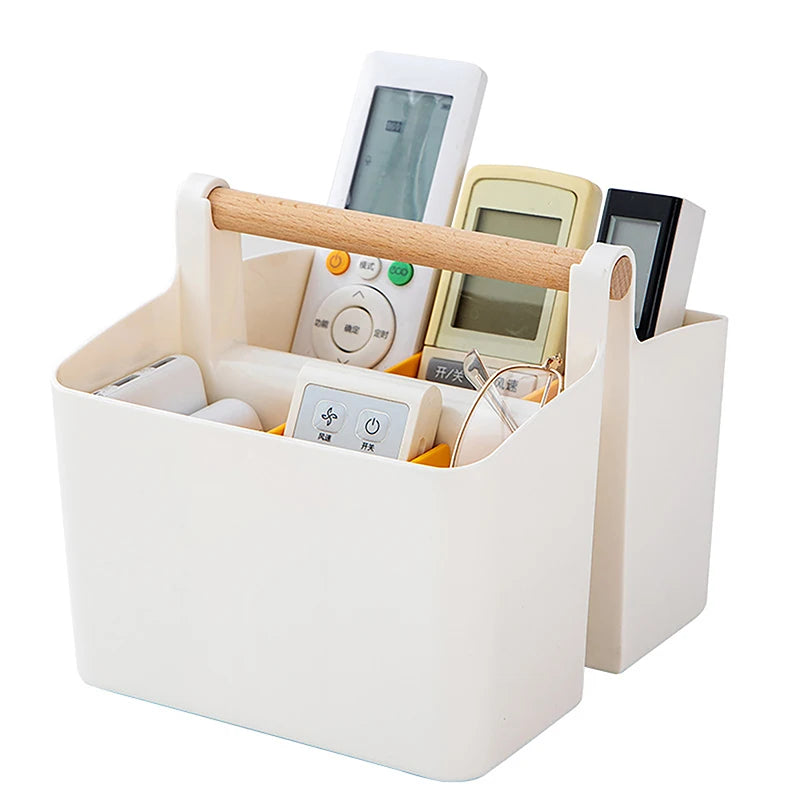 Large Capacity Multifunctional Storage Holder School Office Portable Pen Holder Storage Box Desktop Sundries Storage Basket Qme