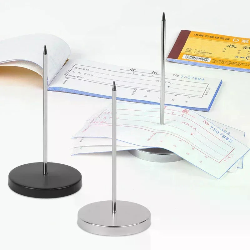 Aluminum Slide Check Rack Receipt Holder Desk Receipt Holder Restaurant Ticket Holder Silver Ticket Rail Bill Orders Display Qme