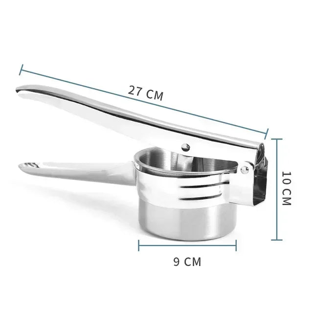 Stainless Steel Masher Ricer Press Mashed Potatoes Maker Fruit Qme B
