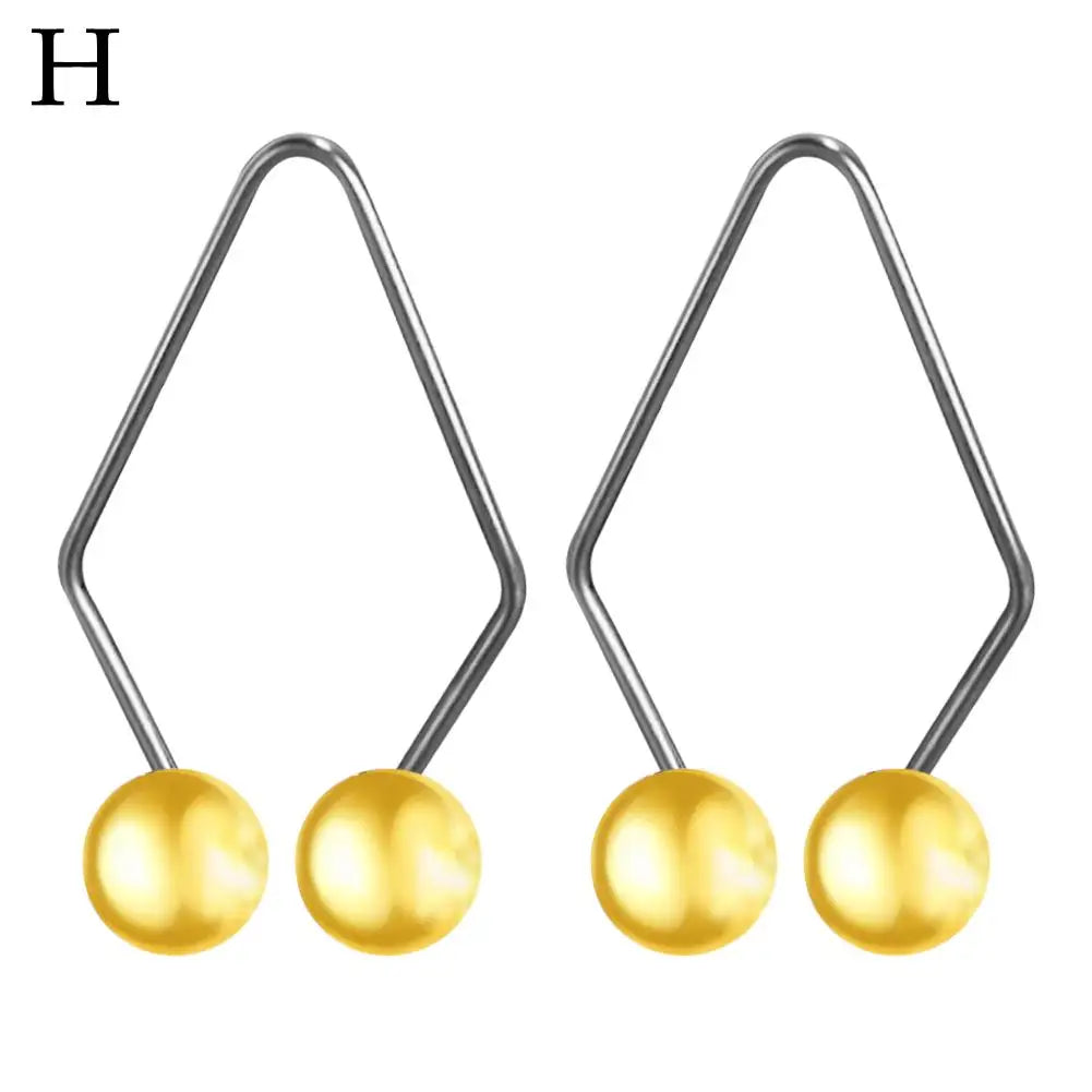 1 Pair Dimple Makers Cheeks Maker Balls Face Improve Smile Easy Wear Qme H