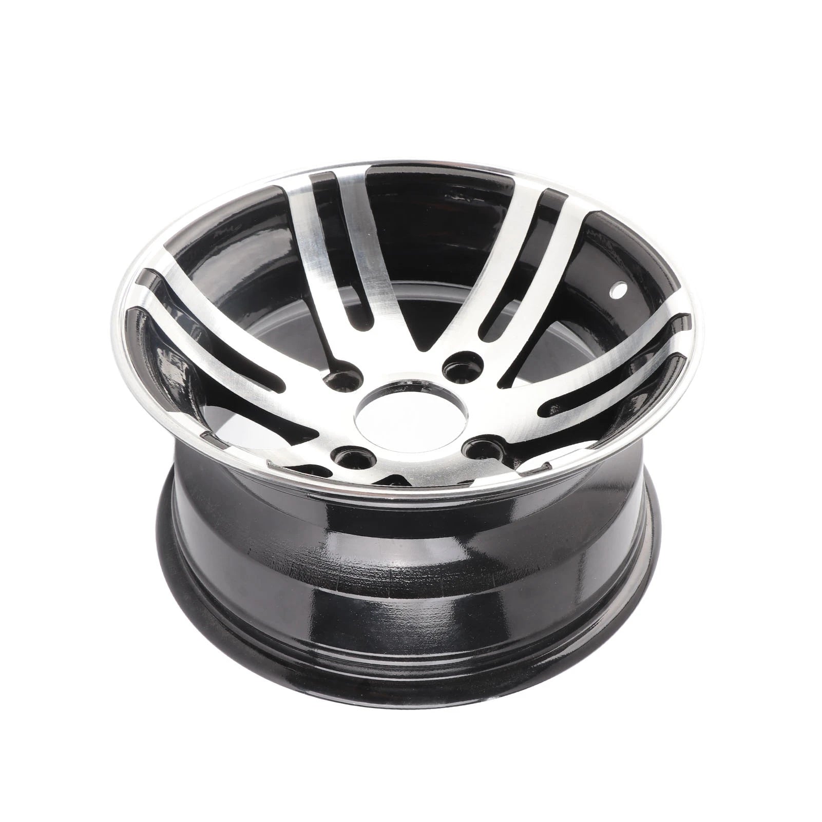 12inch ATV Wheel Rim Hub Aluminum Alloy High Strength Replacement for Quad Bike Go Kart Cart Off Road Vehicle 12inch Wheel Rim Qme