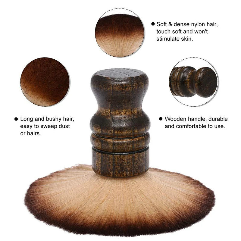 Barber Soft Brush Salon Speciality Cleaning Haircut Tool Home Qme