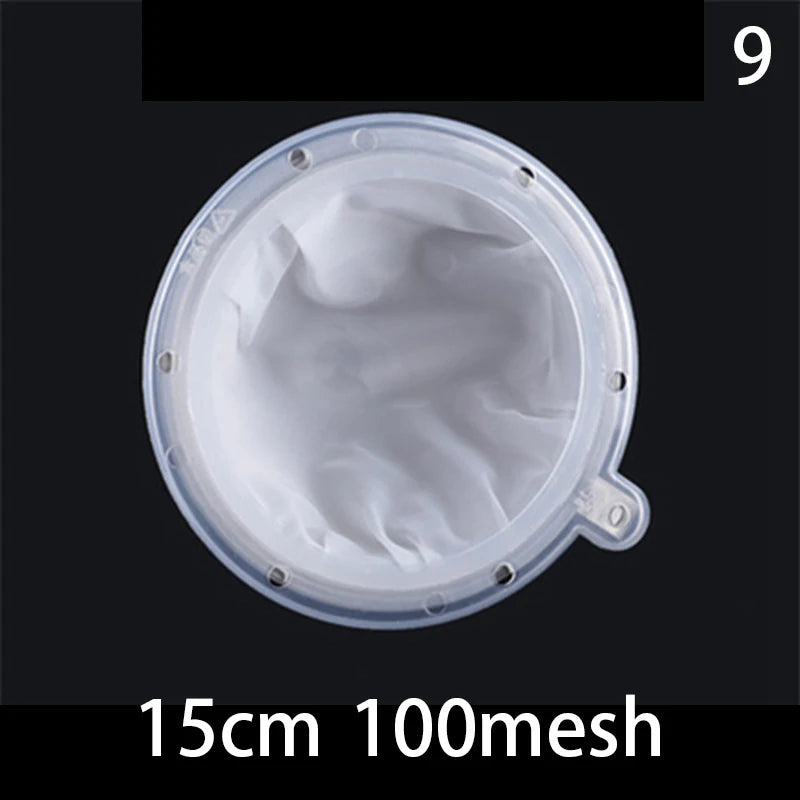 100/120/200/300/400/450 Mesh Nylon Filter Stainless Steel Funnel For Fruit Milk Traditional Chinese Medicine Oil White Wine Qme style 9