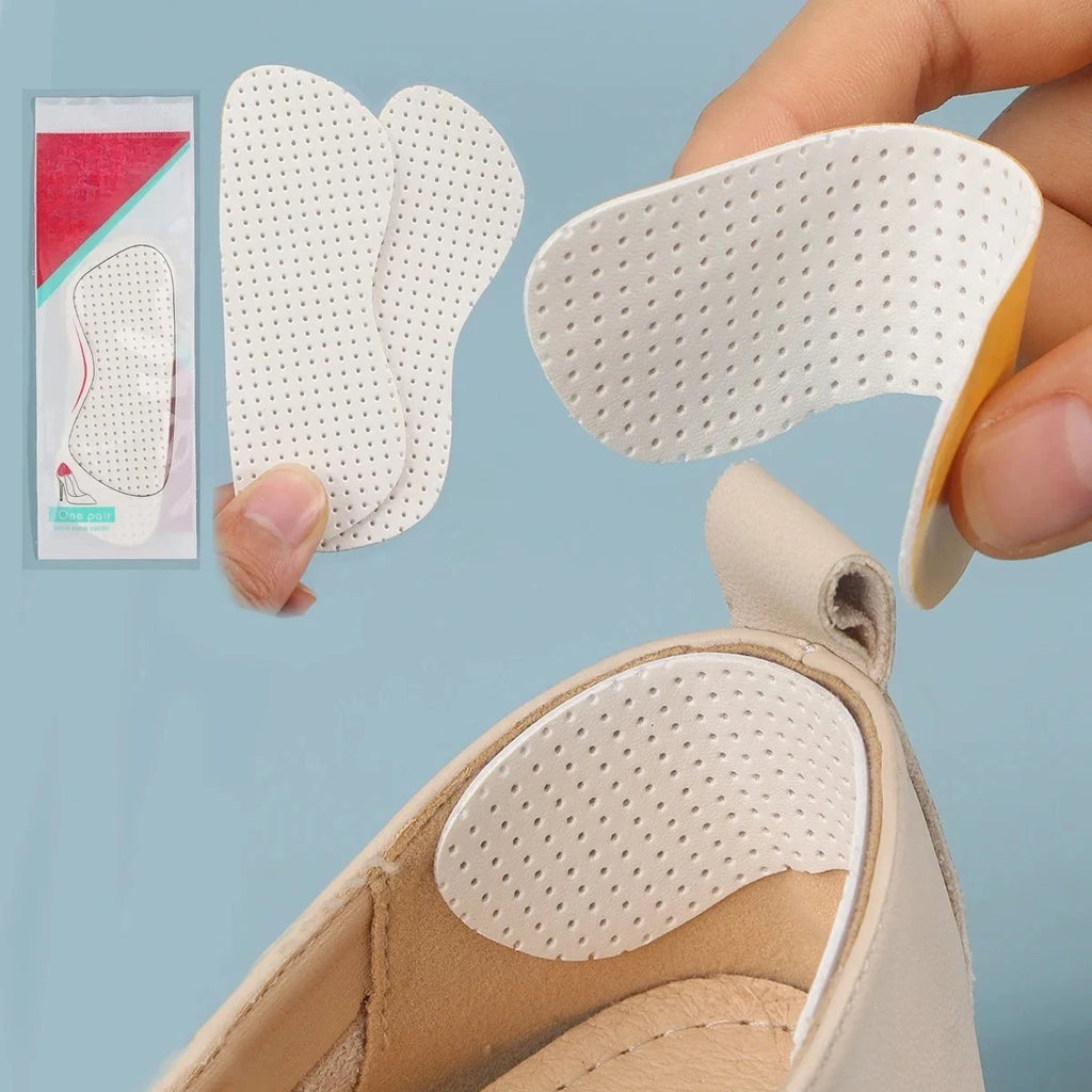 Anti Rubbing Heel Stickers Grip Protector Resistant Foot Cushions Qme WHITE