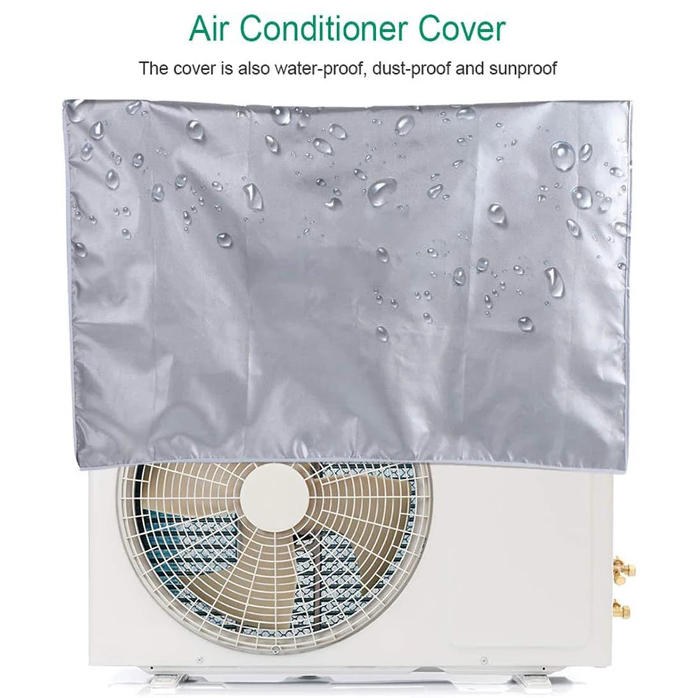 Air Conditioning Cover, Outdoor Main Unit, Outdoor Unit Cover, Wall-Mounted Air Conditioning Wind Deflector, Dust Cover Cove Qme