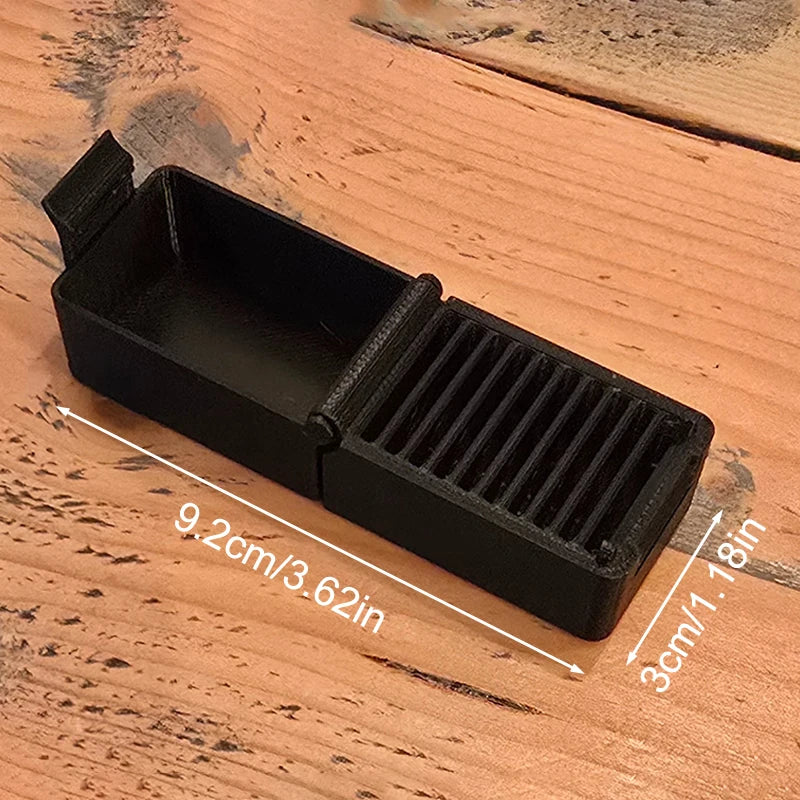 Lid Dustproof 10 Compartments Perfect Guitar Enthusiasts Pick Holder Qme