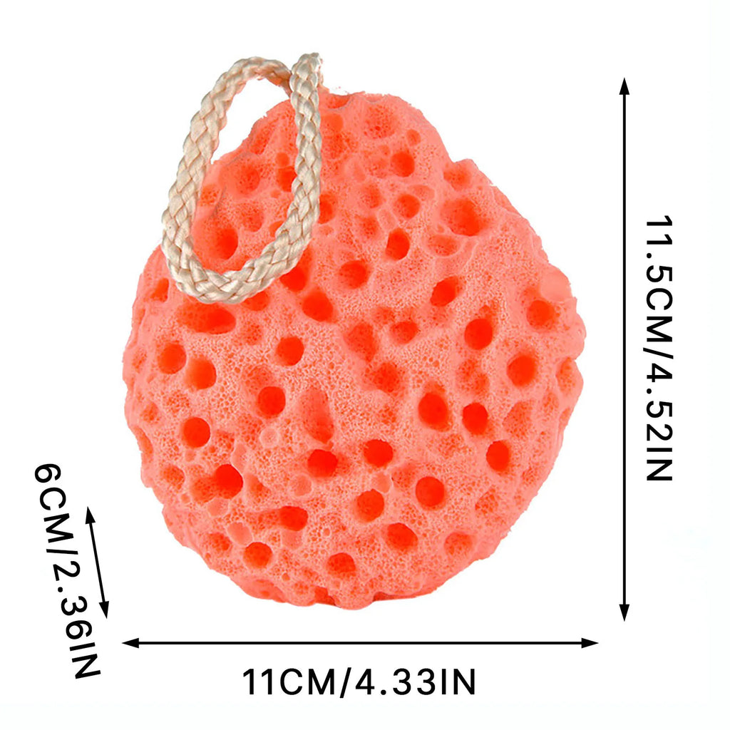 Shower Honeycomb Sponge Bath Cleaning Tool Body Exfoliating Brush Soft Skin Scrub Back Brush Bathroom Supplies Qme
