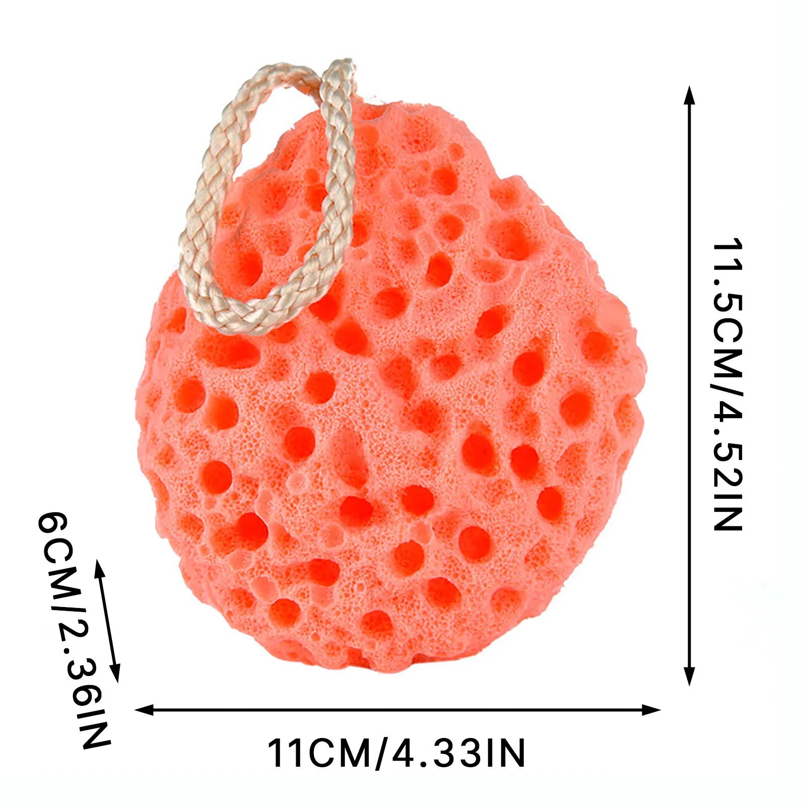 Shower Honeycomb Sponge Bath Cleaning Tool Body Exfoliating Brush Soft Skin Scrub Back Brush Bathroom Supplies Qme