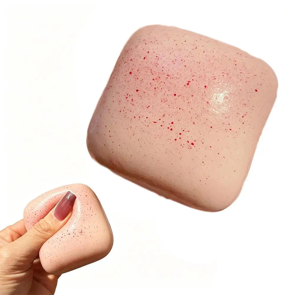 Mini Toast Squishy Toy Soft Slow Rebound Fidget Sensory Stress Relief Qme E