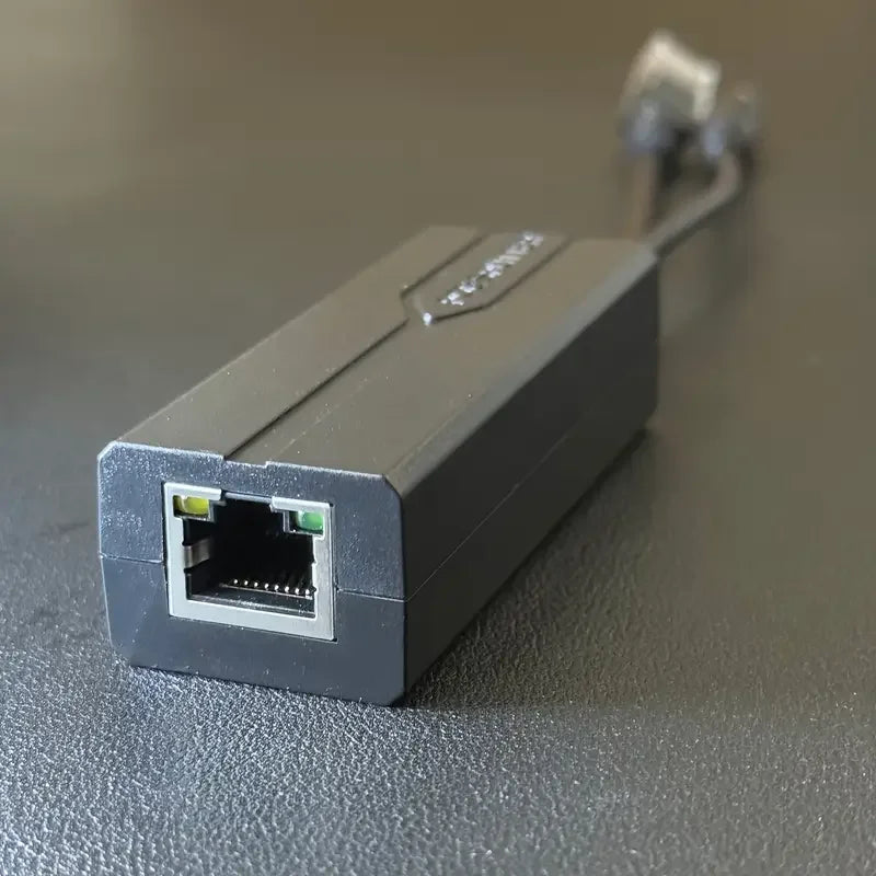 POE Splitter 48V to 12V Isolation Type Ethernet RJ45 Port Camera Power Supply Module for IP Security Surveillance Systems Qme