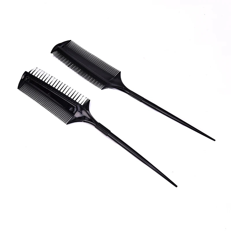 Professional Hairdressing Double Side Dye Comb Nylon Hair Drying Qme