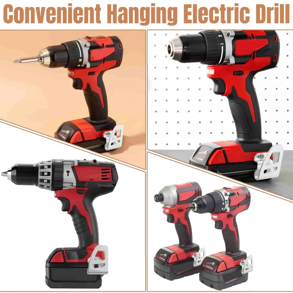 Electric Drill Belt Clip Hooks with Screw For Milwaukee Drills Impact Drivers Wrenches Belt Clip Hook Power Tools Accessories Qme