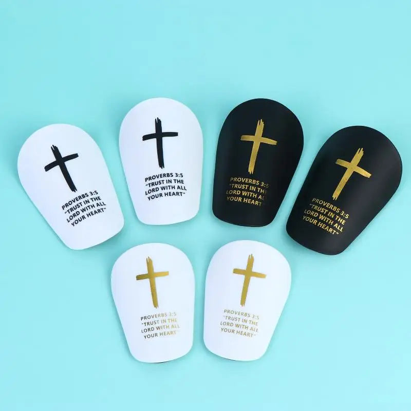 1Pair Christ Shin Guards Bibleverse Soccer Football Protective Pads Qme