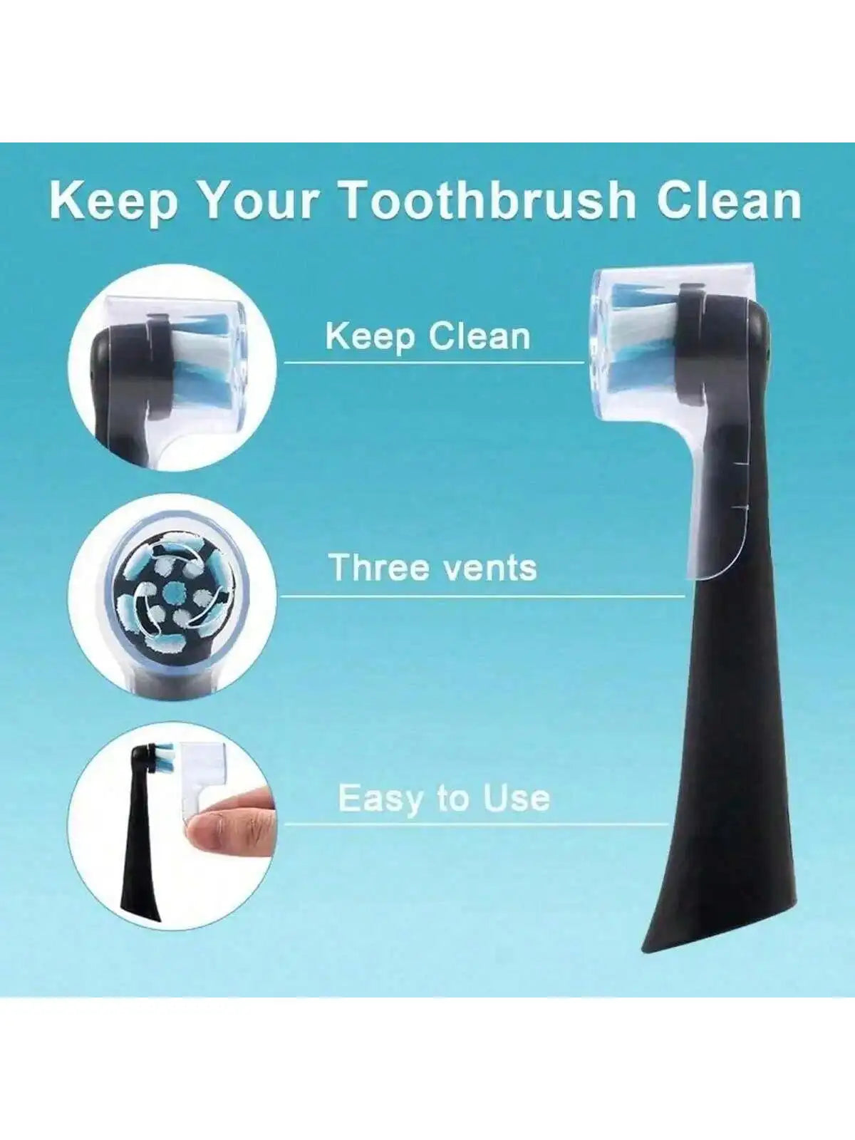 Toothbrush Head Covers Plastic Dust Cover Electric Care Replacement Qme