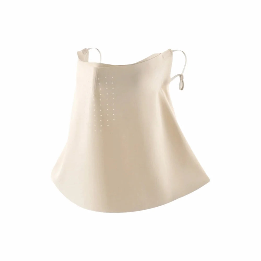 Thin Cabin-style Face Shield UV-proof Material Breathable Sunscreen Qme Beige