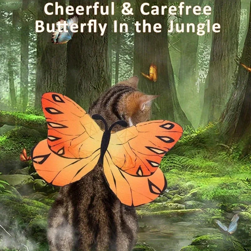 Butterfly Wings for Dogs and Cats - Pet Halloween Costumes and Christmas Party Outfits Qme