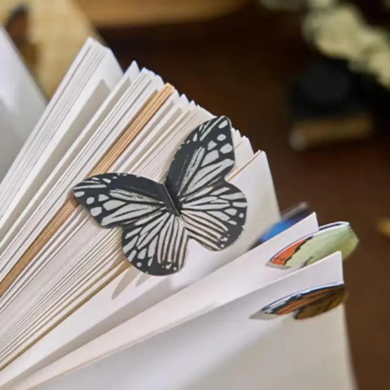 4Pcs Colorful Butterfly Magnetic Bookmark Classical Butterfly Shaped Artistic Bookmark Student Artistic Bookmark Office Supplies Qme