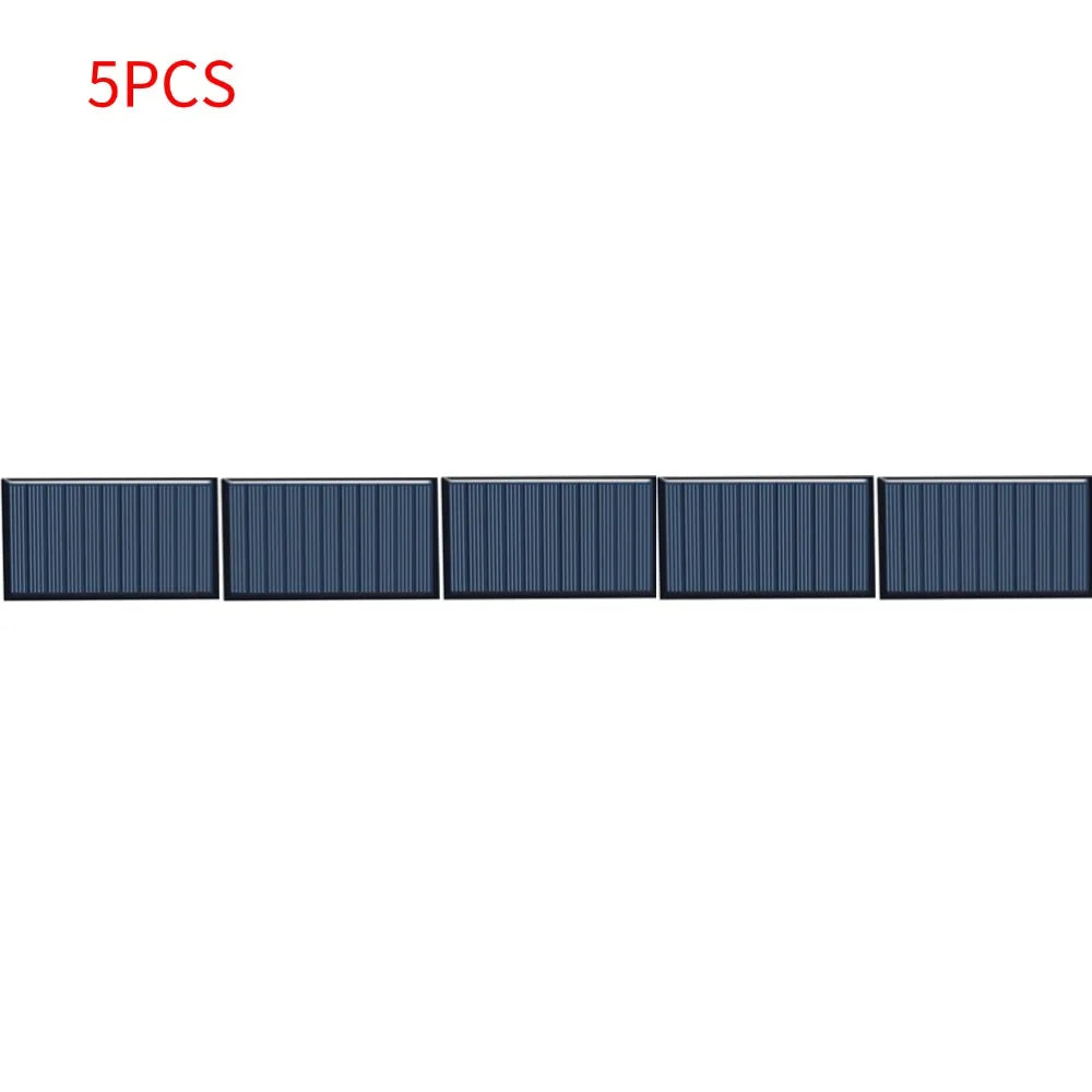 80x45mm 5V 75mA Zonnepaneel Drop Lijmraad DIY Zonne-Silicium Panelen Raad Polykristalline Tuin Licht Macht Accessoires Qme 5pcs