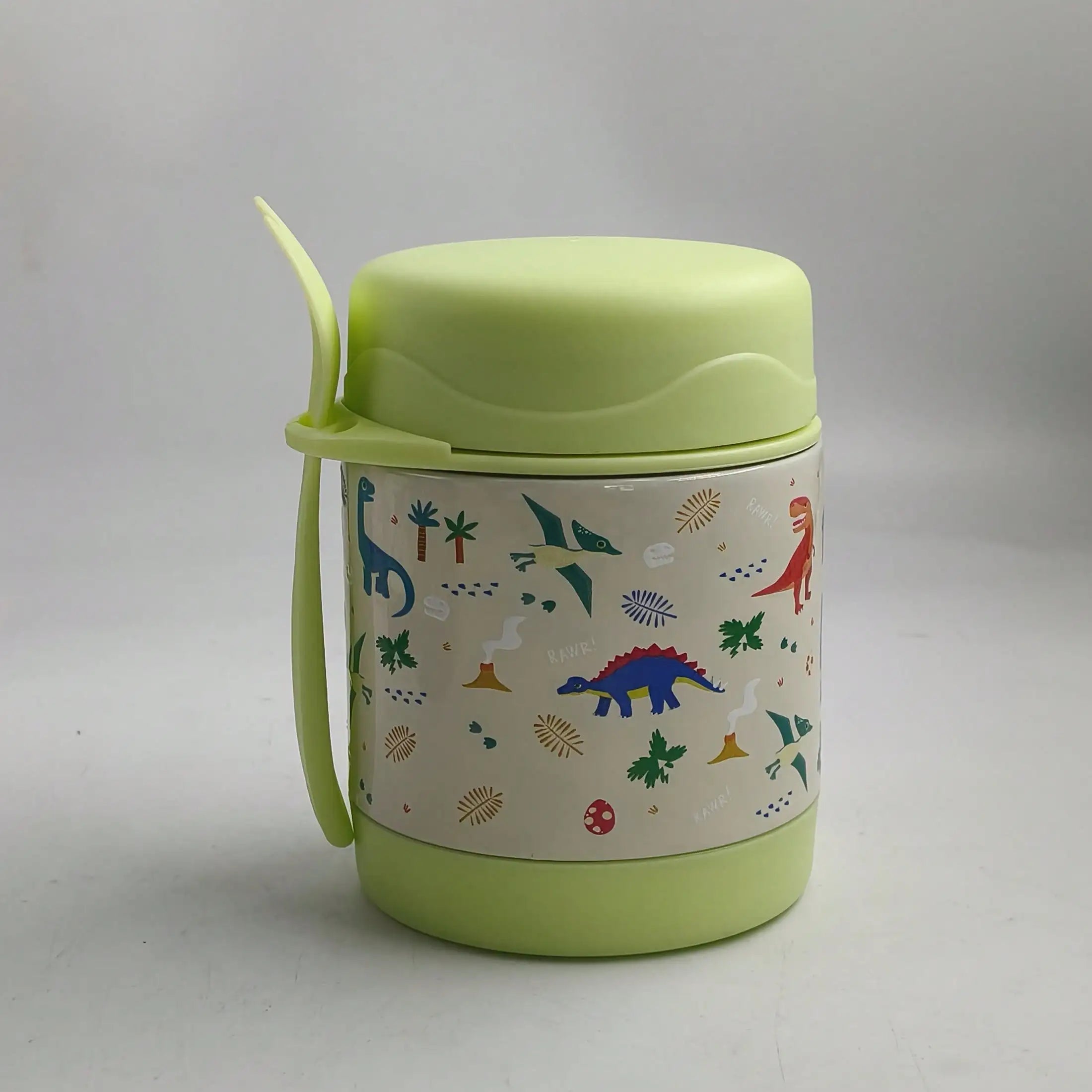 Double-layer Stainless Steel Stew Beaker Fashionable Vacuum Creative Qme green 201-300ml