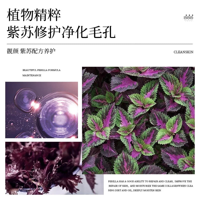BIOAQUA VENZEN Bamboo Charcoal Clean Ice Crystals Moisturizing Contractive Pore Salubrious Oil-control Hydrating Cleansing Gel Qme