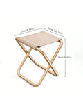 Cool Convenient Camping Folding Chair Portable Stool Fishing Outdoor Qme khaki