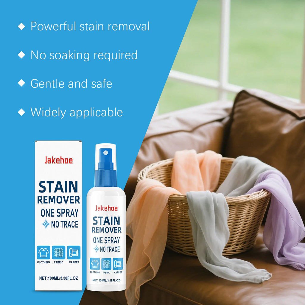 Clothes Stain Cleaning Spray Effectively Removing Stubborn Oil Stain Eliminate Odor Yellowing Descaling Clothing Bleaching Agent Qme