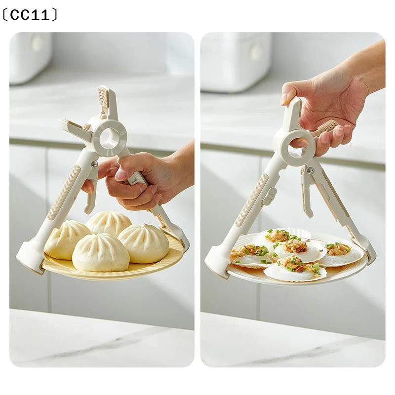 2-In-1 Multi-purpose Anti-scalding Bowl Dish Silicone Plate Gripper Qme