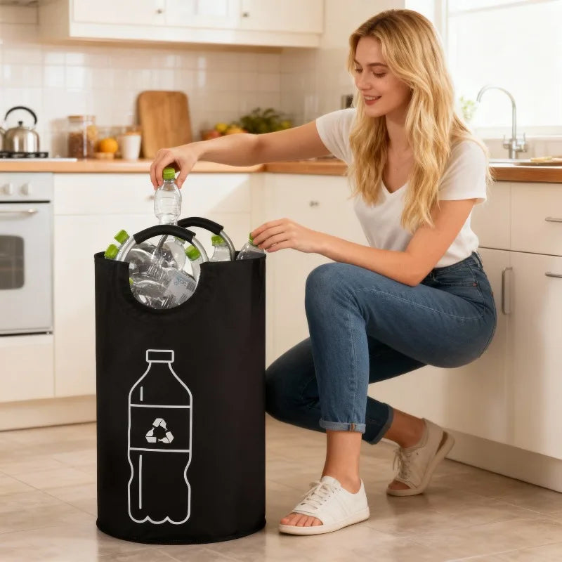 Large Capacity Empty Bottle Storage Basket Aluminum Handle Wastewater Qme