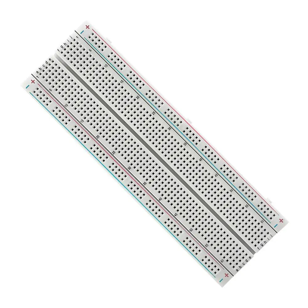 Breadboard 830 Point Circuit Boards Solderless Universal Experiment Boards Spliceable for Circuit Assembly and Commissioning Qme 6PCS