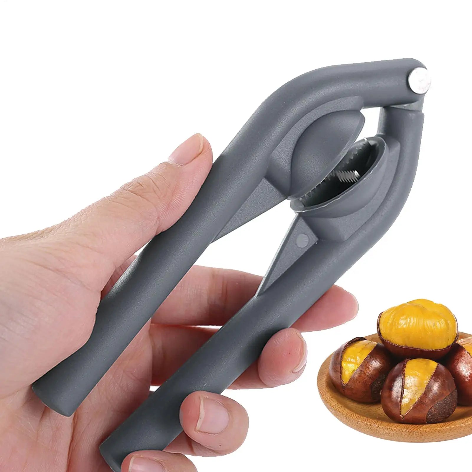 Chestnut Cutter Tool Multifunctional Nut Sheller Kitchen Gadget Efficient Manual Chestnut Peelers for Office Party Family Nights Qme