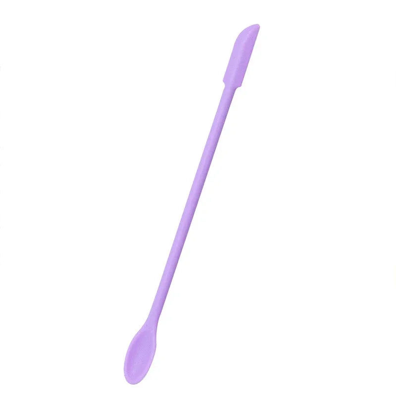Double-headed Scraper Silicone Small Tip Spatula Cosmetics Foundation Qme