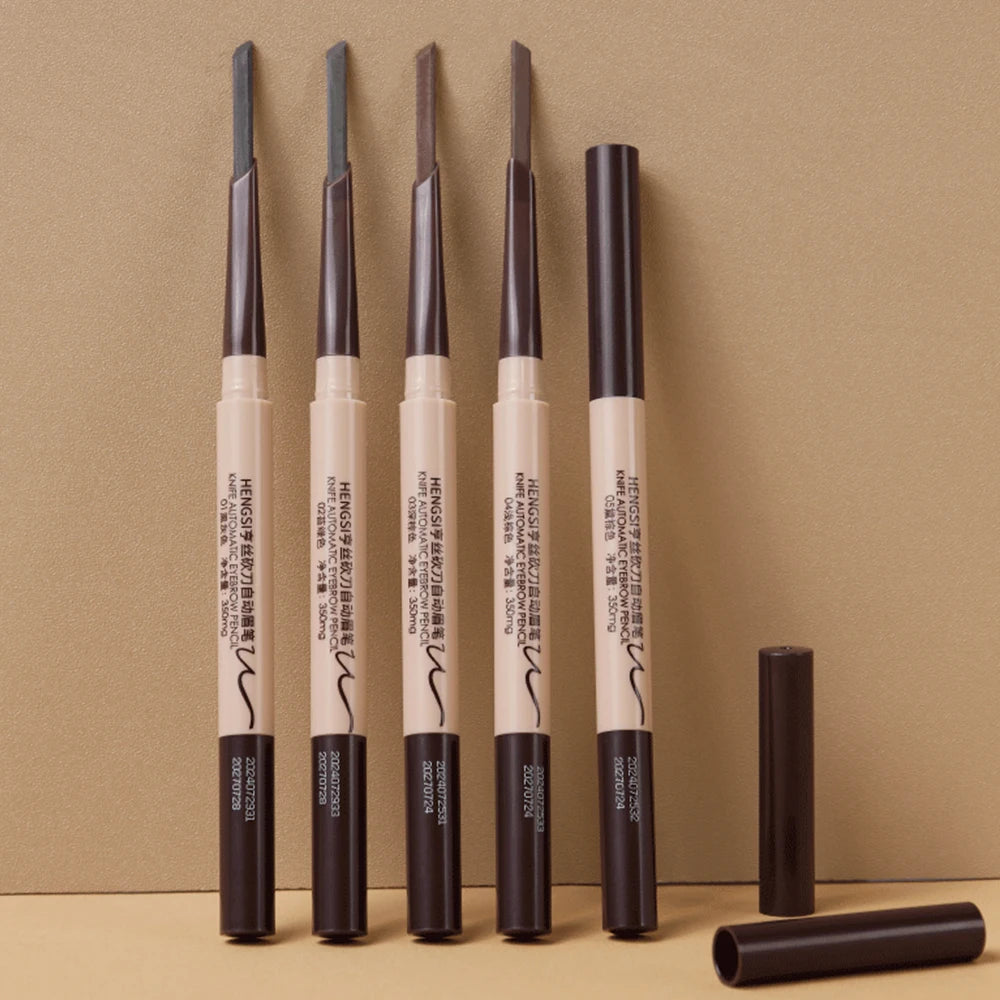 Automatic Double-ended Eyebrow Pencil Long-lasting Three Dimensional Qme