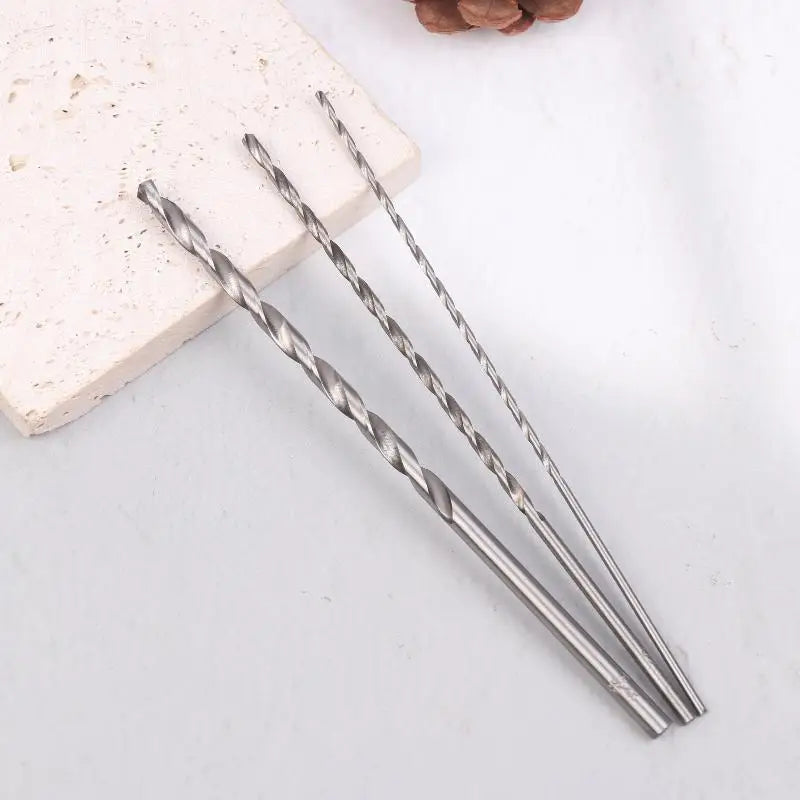 5Pcs 2mm 3mm 3.5mm 4mm 5mm Twist Drill Bit Kit For Wood Plastic Alloy Metal Woodworking Deep Hole Drilling Qme