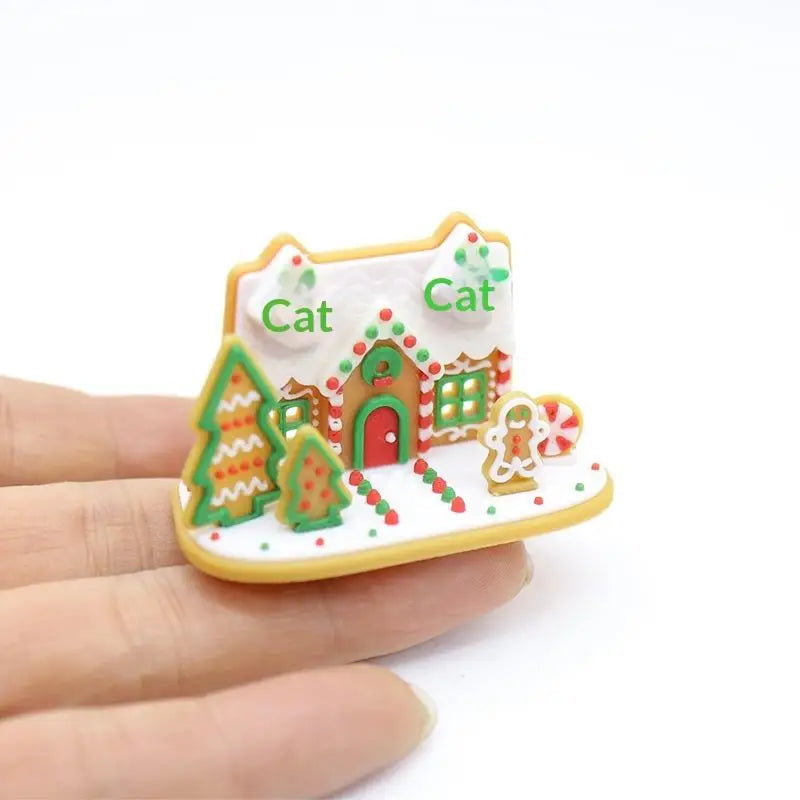 Micro Landscape Ornaments Xmas Gifts 1 12 Dollhouse Christmas Decor Qme